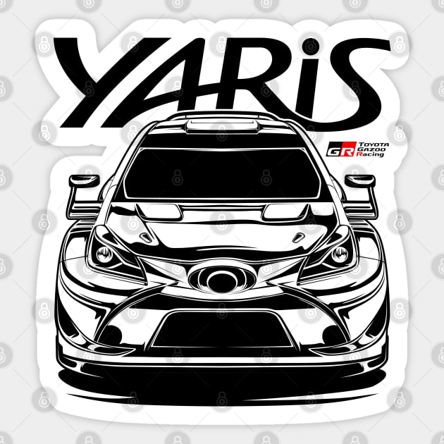 WRC Toyota Yaris Gazoo Racing Sticker by idrdesign